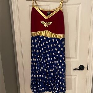 Wonder Woman Red and Gold Costume Dress